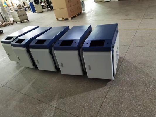 1000W αυτόματη μηχανή συγκόλλησης λέιζερ μισό Raycus 120mm/S