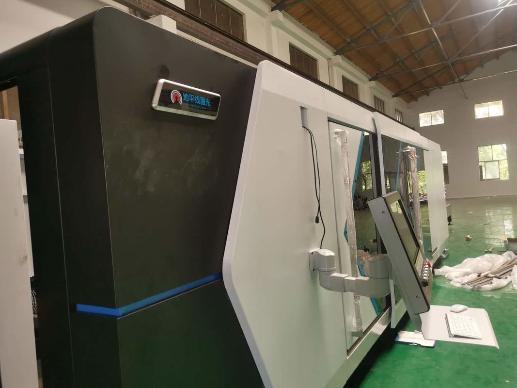 Μέταλλο IPG 20mm CNC που κόβει την τέμνουσα μηχανή 8025 λέιζερ για το πιάτο χάλυβα