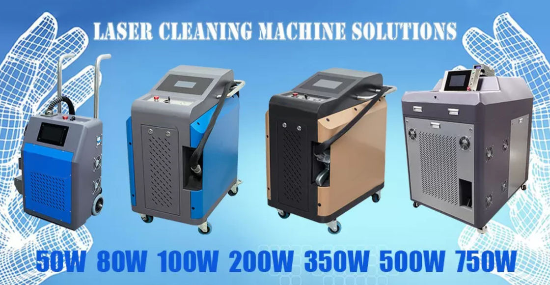 200W αερόψυξη μηχανών 1064nm καθαρισμού λέιζερ μετάλλων