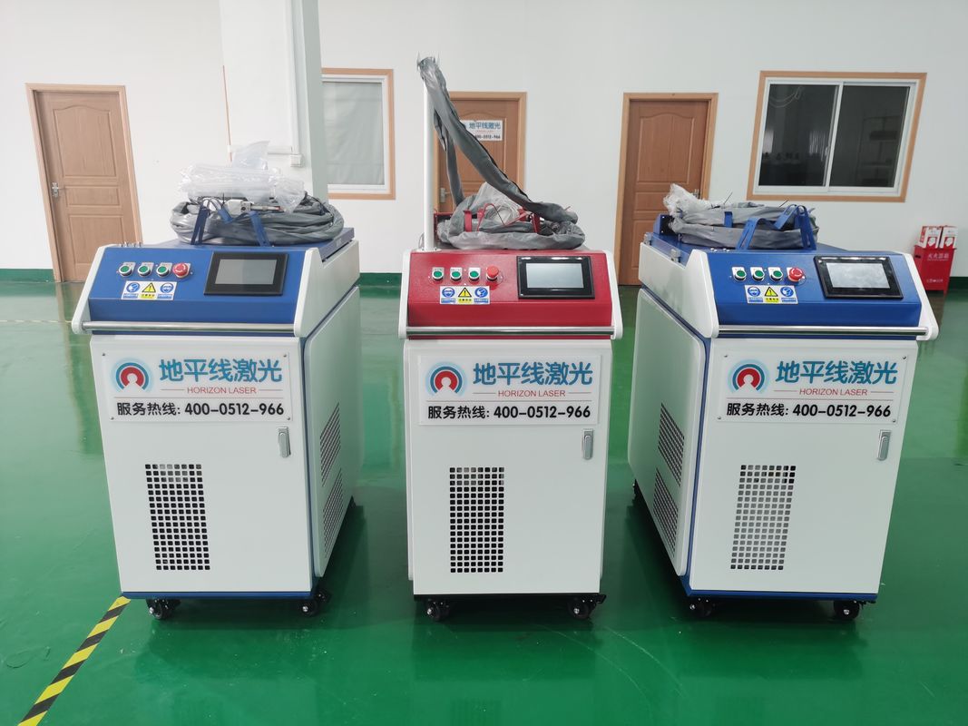 1080nm φορητό CE μηχανών συγκόλλησης λέιζερ CW 1500W με το ψυγείο